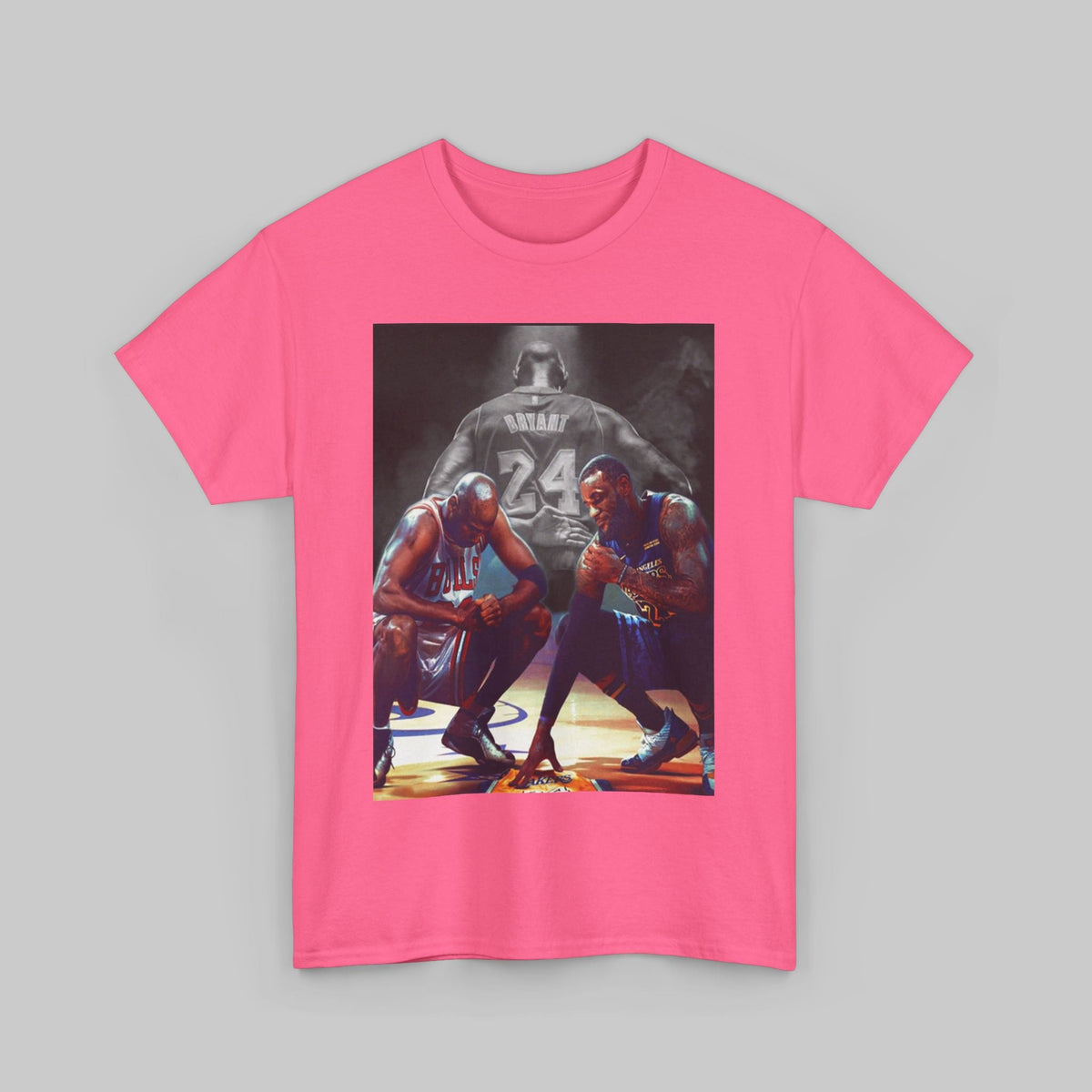 Basketball Legends Unisex Tee - Kobe Jordan LeBron Tribute Shirt