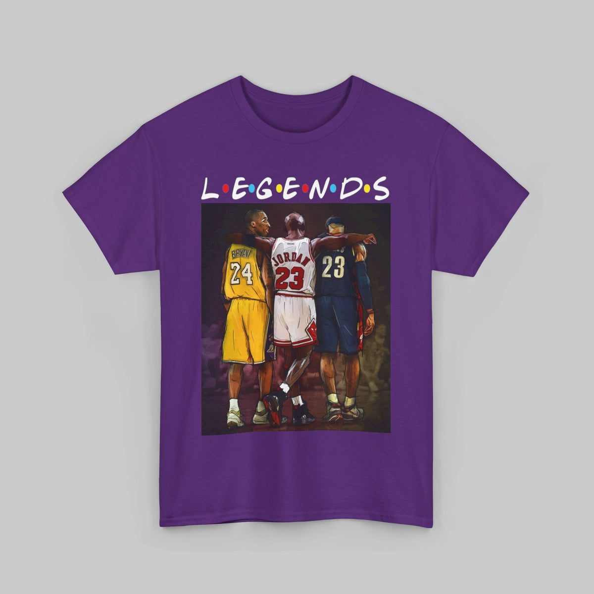 Basketball Stars Unisex Tee - NBA Sports Collection