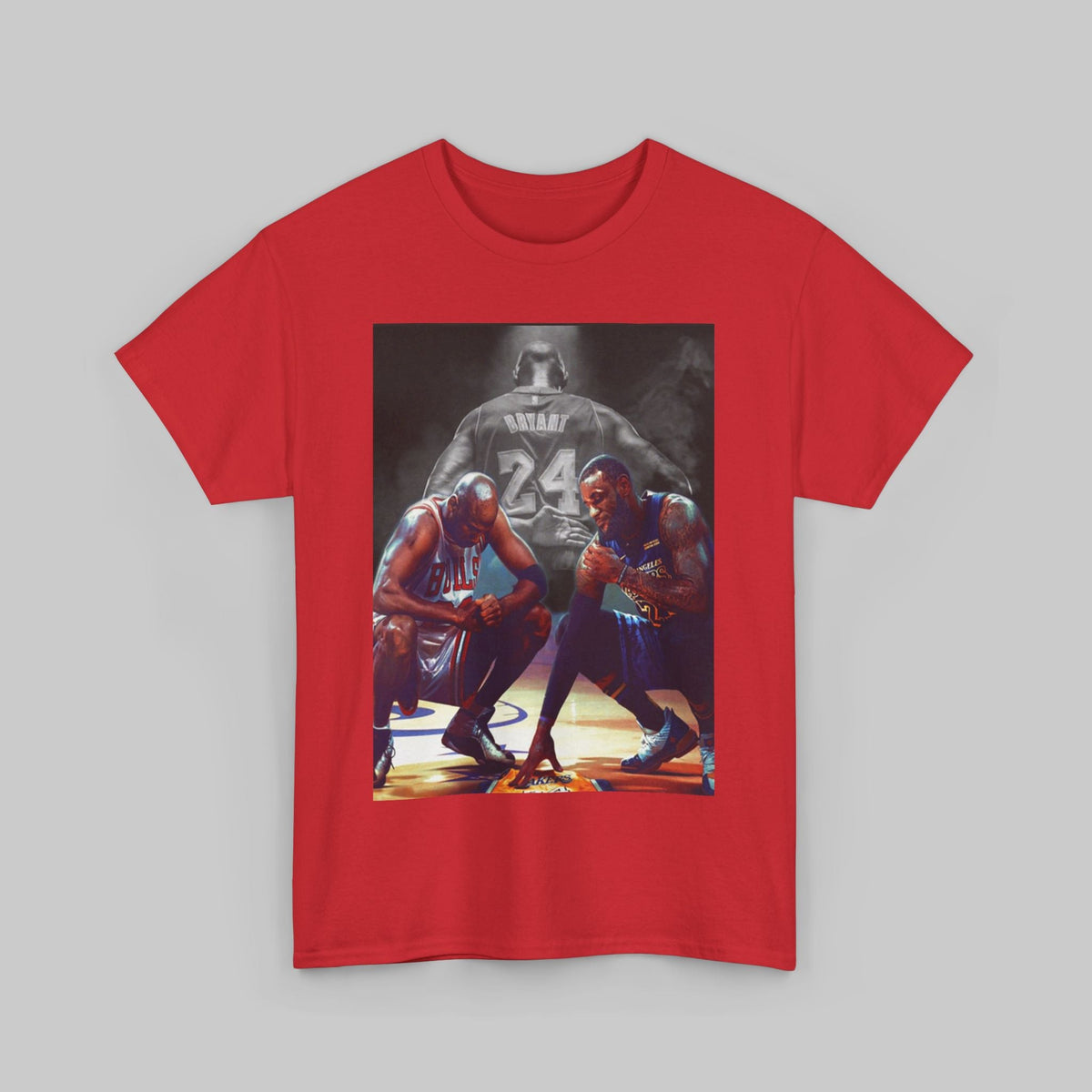 Basketball Legends Unisex Tee - Kobe Jordan LeBron Tribute Shirt