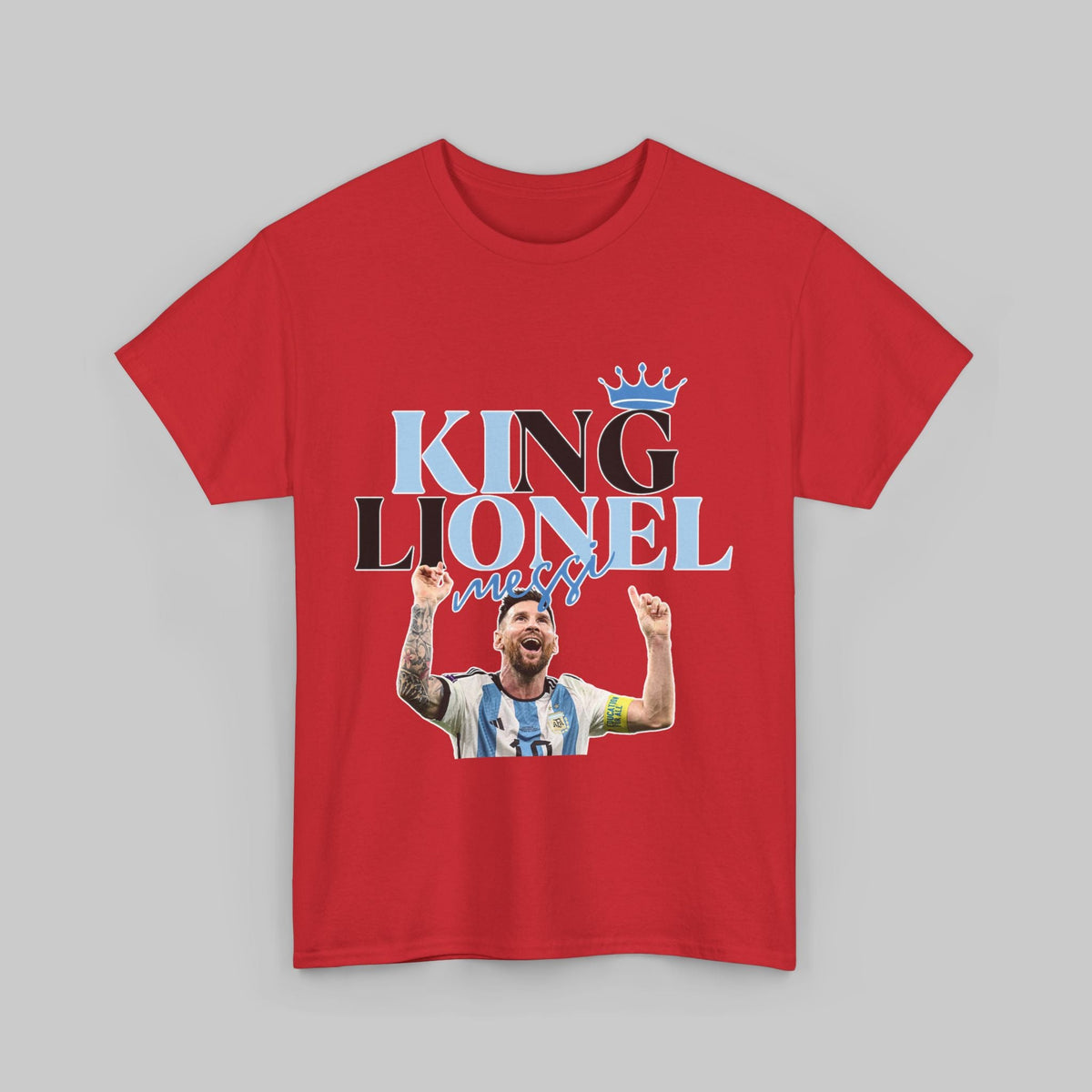 T-Shirt Lionel Messi Argentina Unisex Heavy Cotton Tee