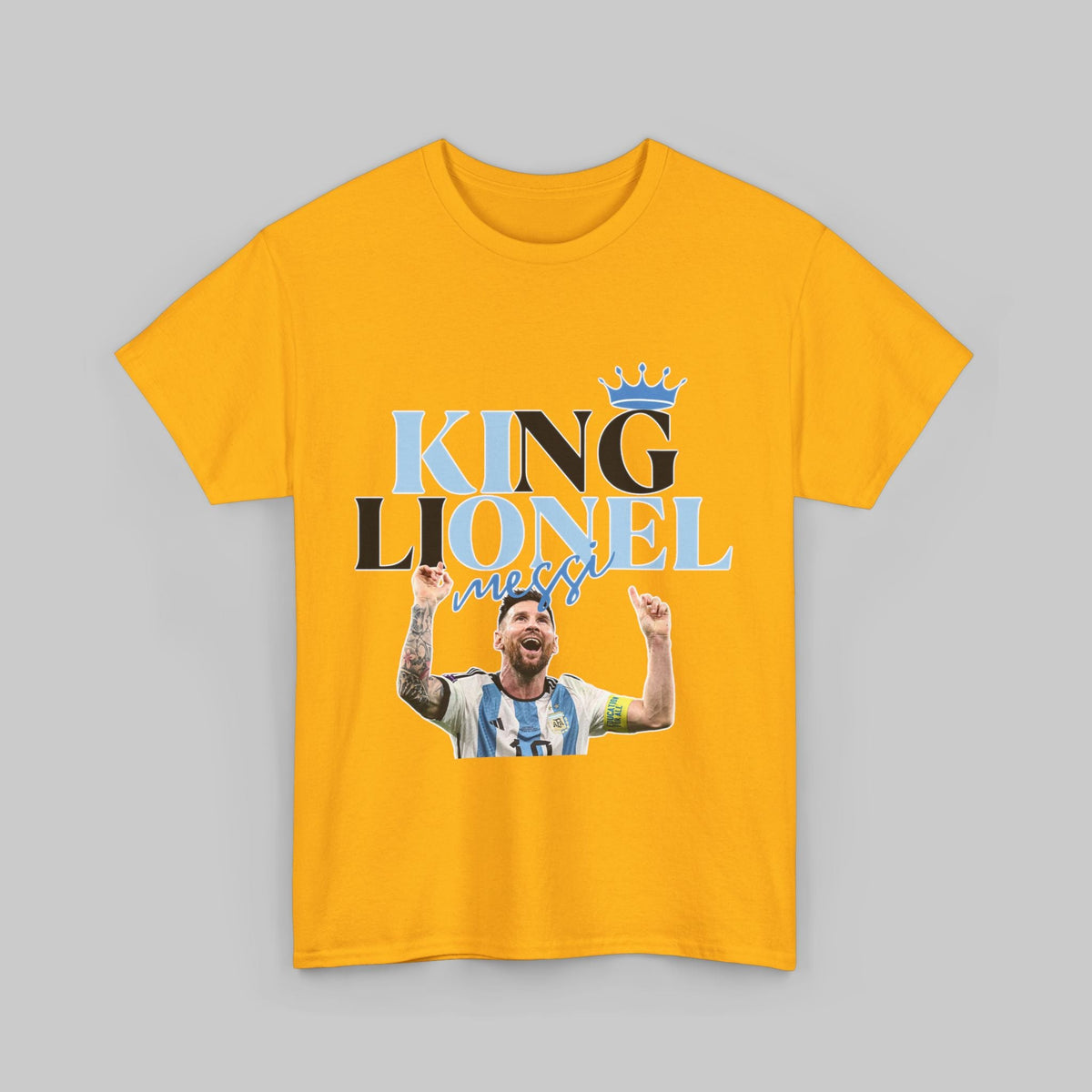 T-Shirt Lionel Messi Argentina Unisex Heavy Cotton Tee