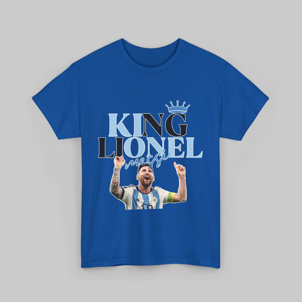 T-Shirt Lionel Messi Argentina Unisex Heavy Cotton Tee