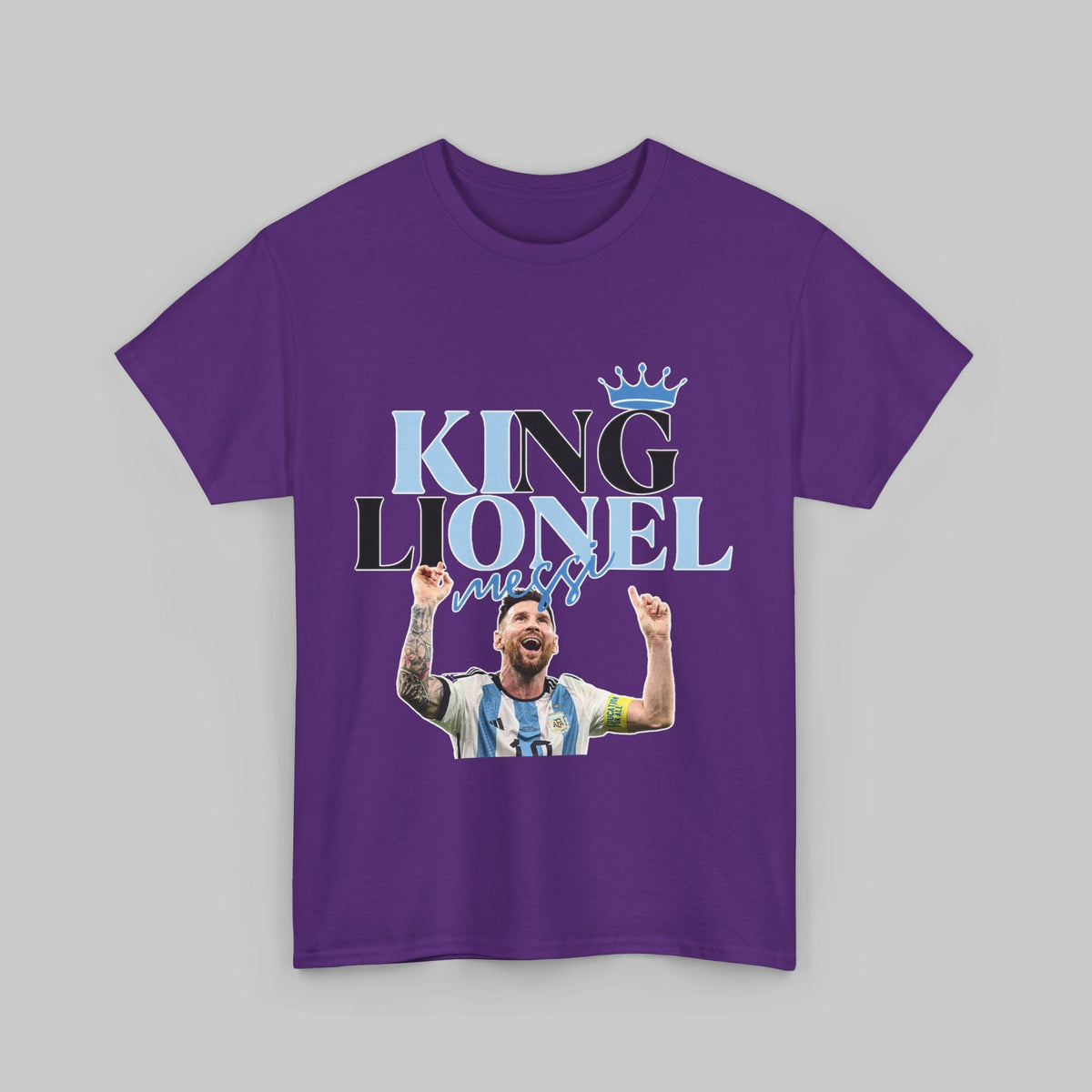 T-Shirt Lionel Messi Argentina Unisex Heavy Cotton Tee