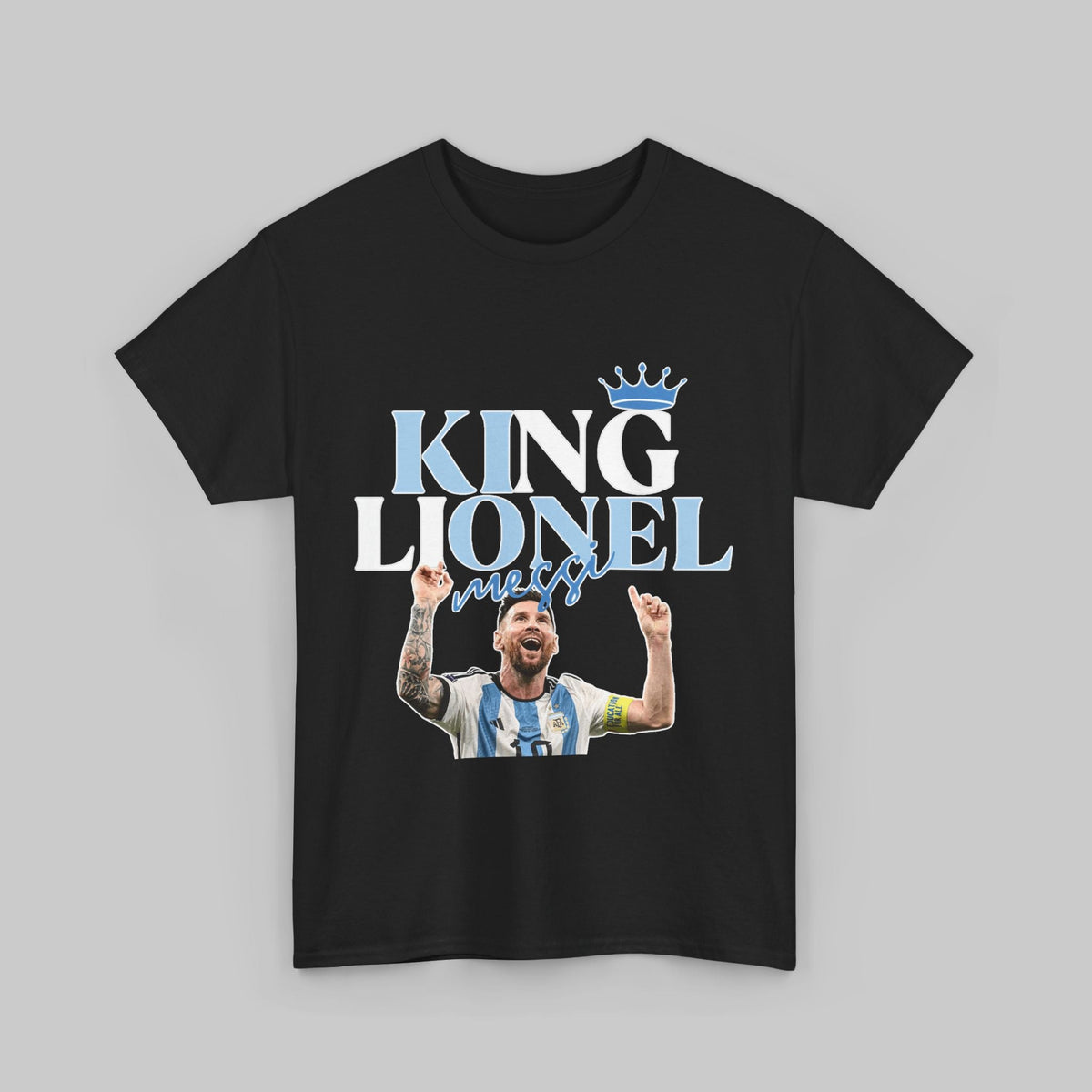 T-Shirt Lionel Messi Argentina Unisex Heavy Cotton Tee