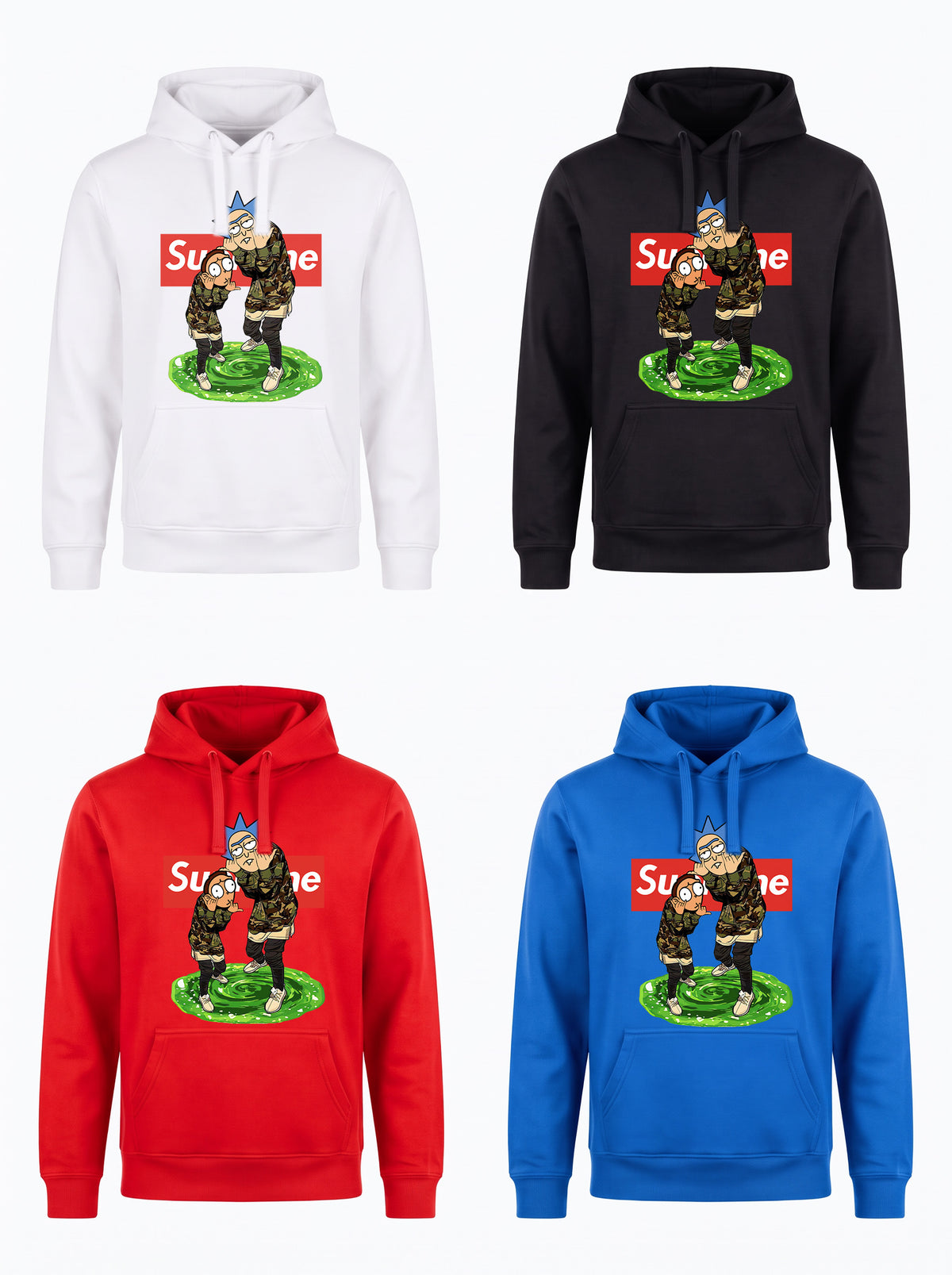 Supreme Rick and Morty Hoodie