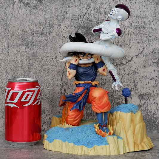 26cm Dragon Ball Goku Figure Son Goku Bite Frieza Tail Namek Action Figures Pvc Anime Collection Model Toys Gift