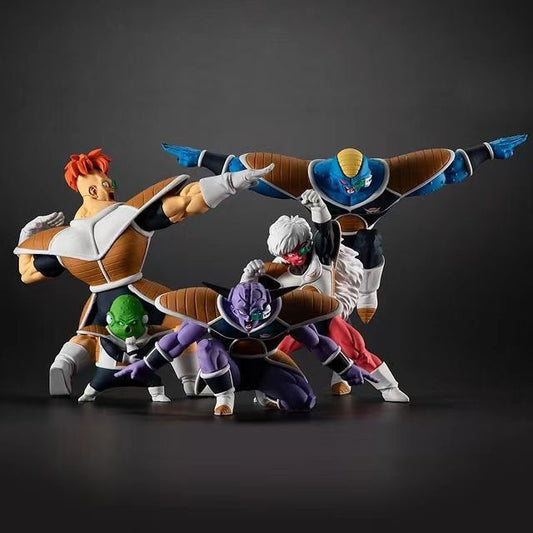 5pcs/set Dragon Ball Z Ginyu Force Ginyu Jeice Burter Recoom Guldo PVC Action Figure Collection Model Toys 6-10cm