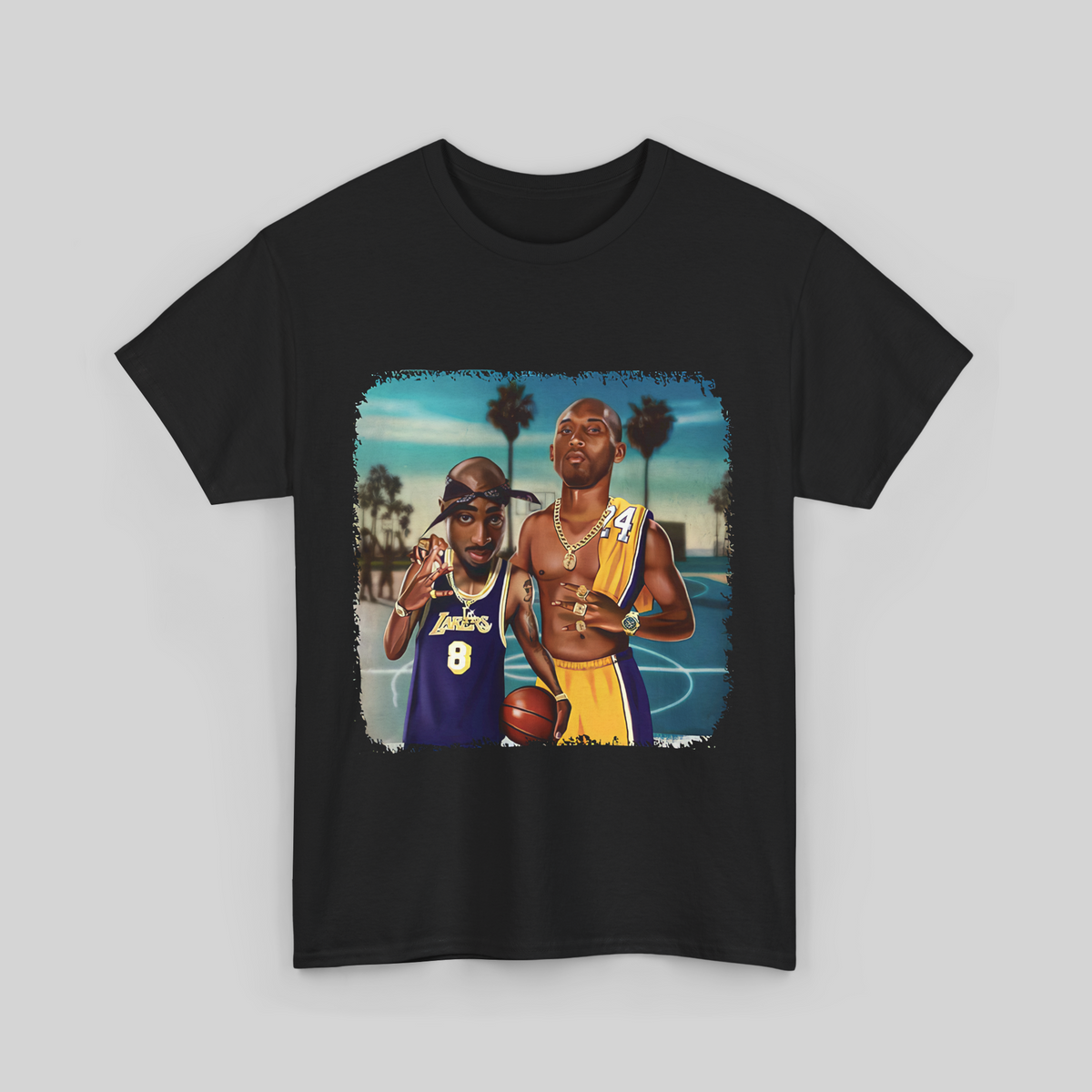 Kobe Bryant & Tupac Graphic T-Shirt