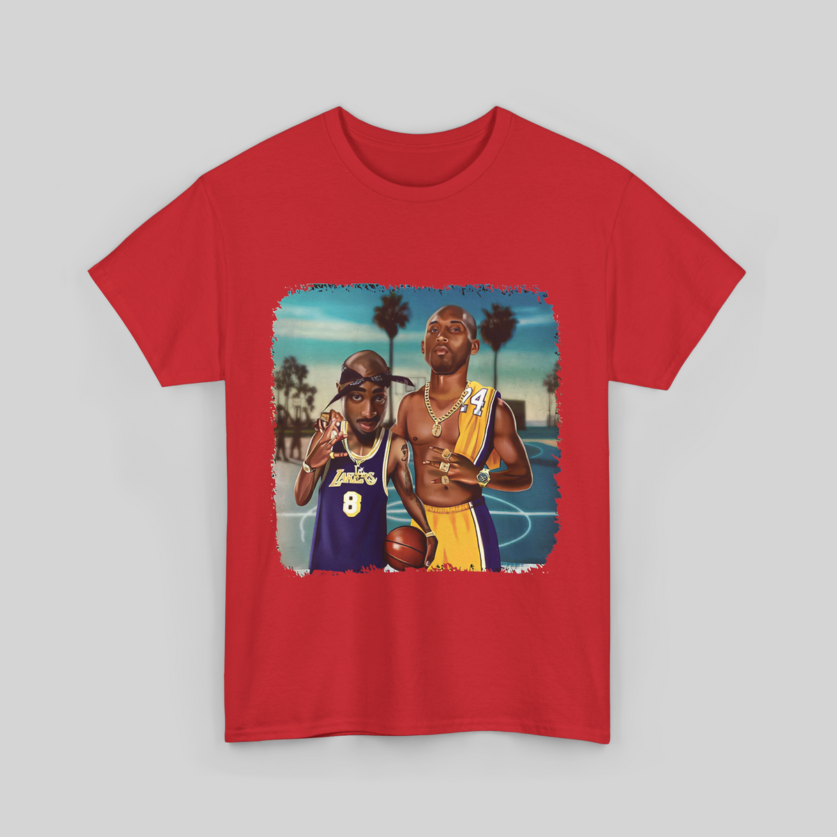 Kobe Bryant & Tupac Graphic T-Shirt