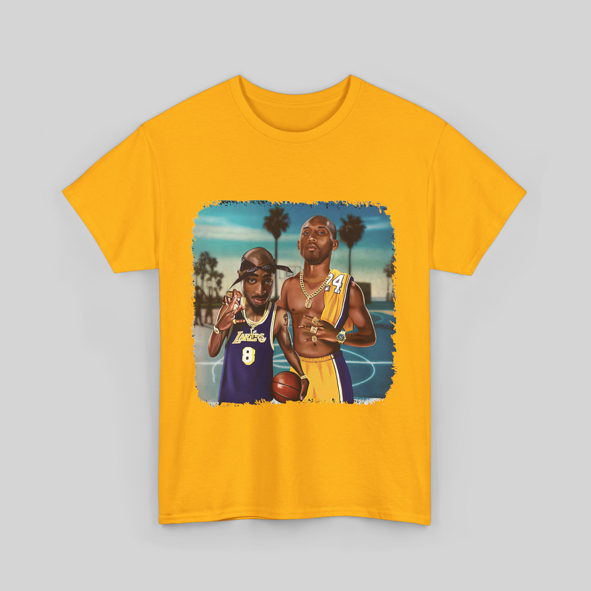 Kobe Bryant & Tupac Graphic T-Shirt