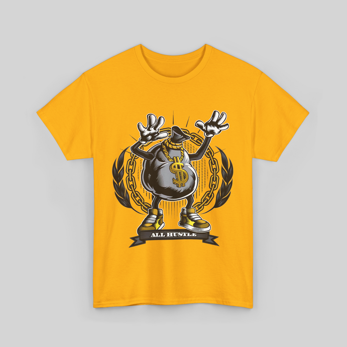 All Hustle Dollar Rapper T-shirt