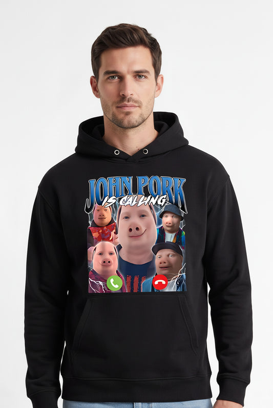 John pork is calling inspired Hoodie