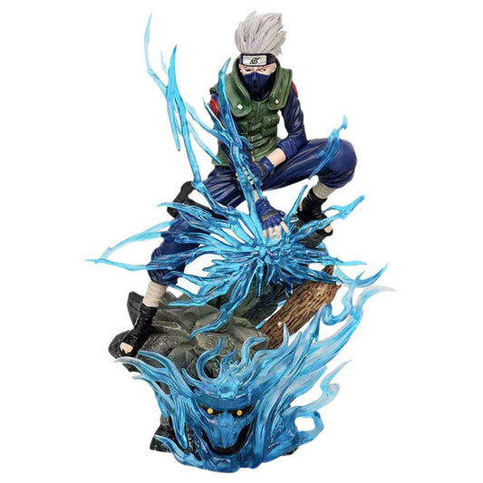 New 23cm Doll Model Naruto Anime Figures Hatake Kakashi Thousand Birds Figurines Collection Decoration Toys Fans Gifts