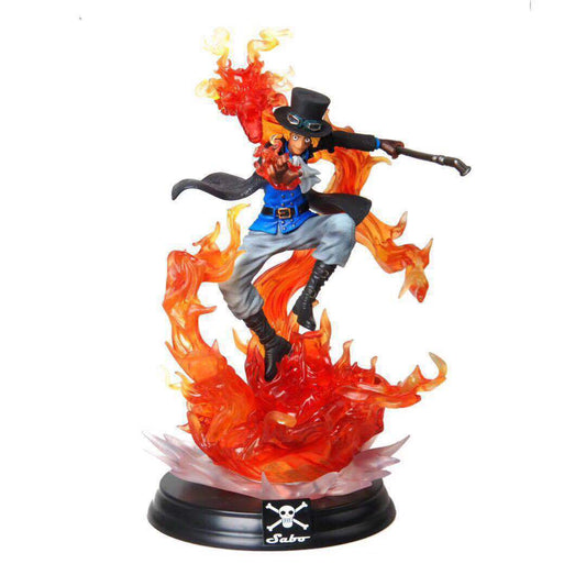 One Piece King Gk Flame Dragon Sabo Oversized Sabo Statue Of Revolutionary Army Chief Of Staff Model Decoration