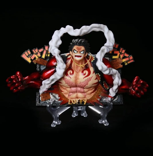 Monkey D Luffy Gear Fourth 3D Photo Frame Figure Figuine Model Statue Decoration PVC Toy