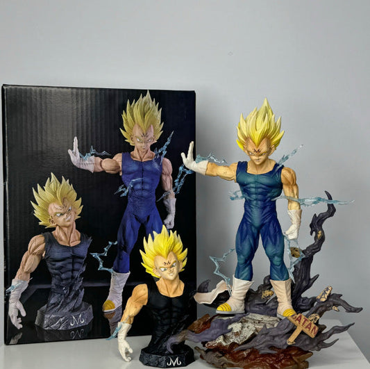 Gk Dragon Ball Z Figurines Vegeta Majin Action Figure Super Saiyan Anime Pvc Collection Statue Decorations Toys