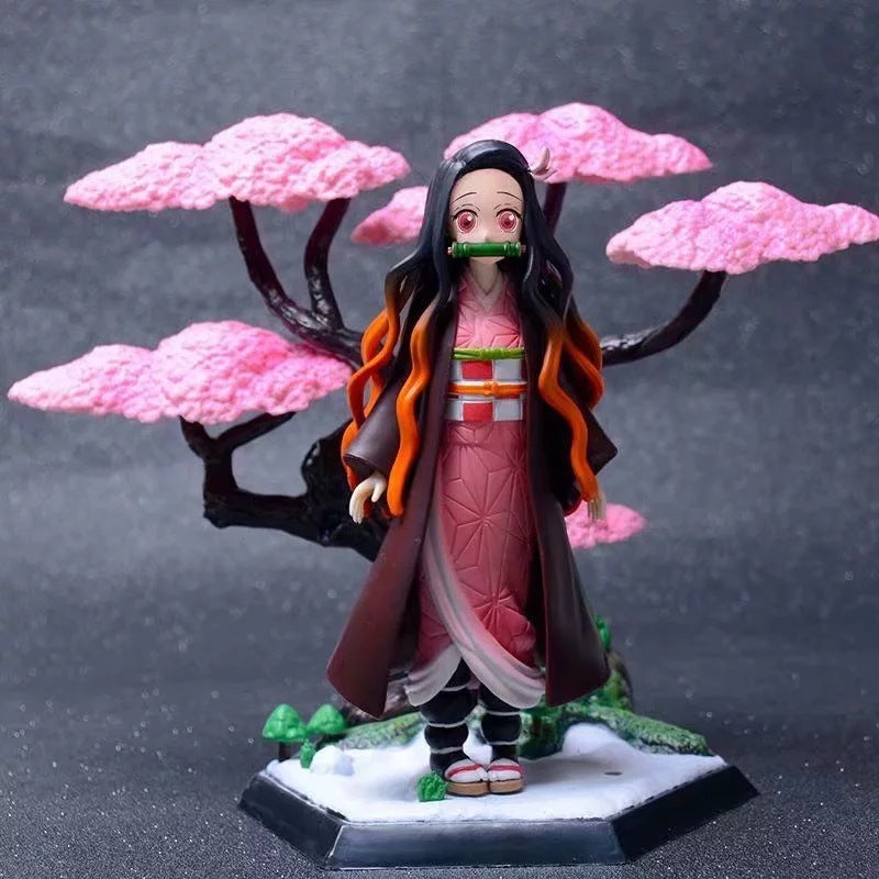 NEW Limited 19CM Demon Slayer Kamado Nezuko Box cabinetCollectible Model Toy
