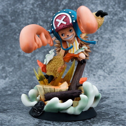 20cm Anime One Piece Action Figure Tony Tony Chopper Reindeer Devil Fruit Fighting Figurine PVC Collectible Model Toy kid Gift
